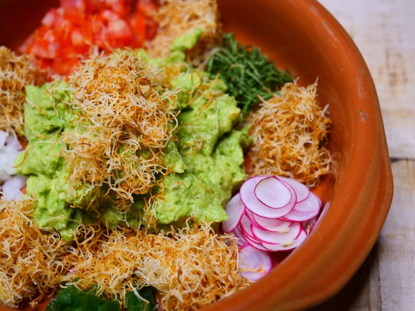 Guacamole with Kunafa