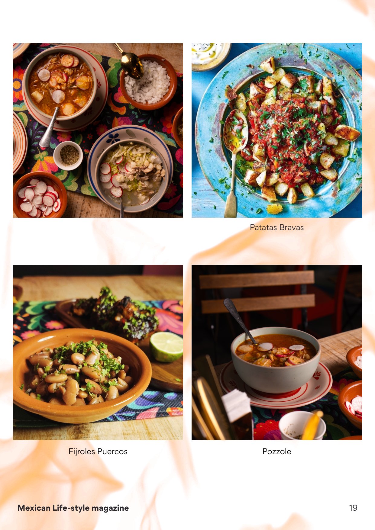 Querida Magazine — Monclovita la Bella, page 22 of 37. Where it begins. Charcoal, comal, and a mother's kitchen. Destination: Monclova, Coahuila, Mexico.