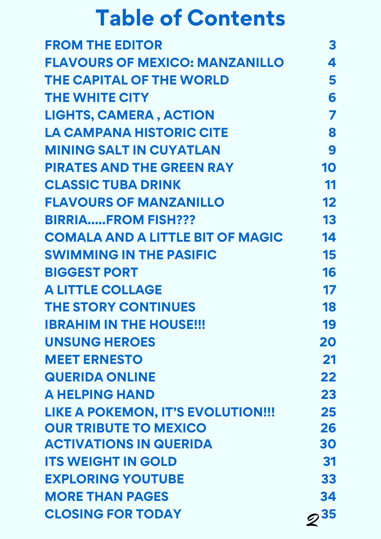 Querida Magazine — Manzanillo, Emerald of the Pacific, page 2 of 36. From the arid heart of Mexico to the salt-heavy air of the coast. Destination: Manzanillo, Colima, Mexico.