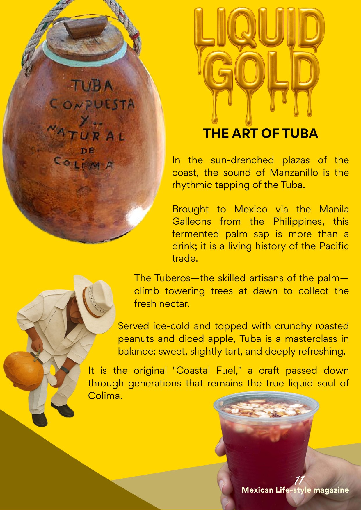 Querida Magazine — Manzanillo, Emerald of the Pacific, page 11 of 36. From the arid heart of Mexico to the salt-heavy air of the coast. Destination: Manzanillo, Colima, Mexico.