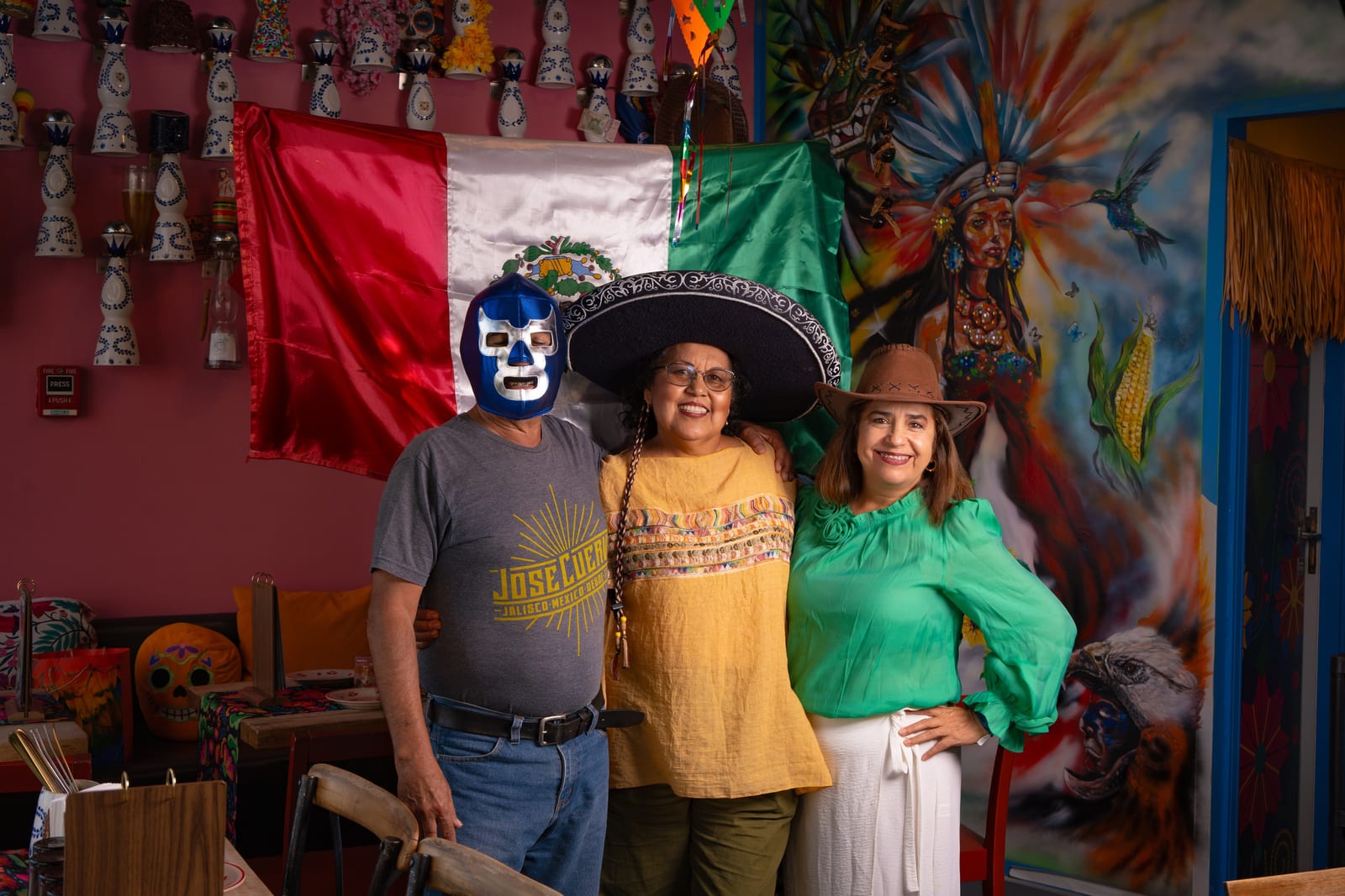 Querida Magazine — Mama's Best · Pozole rojo y blanco, page 10 of 10. Ten plates from Mama's kitchen — the new pozole, the family table, the room when it fills. Destination: Querida — Al Barsha 1, Dubai.